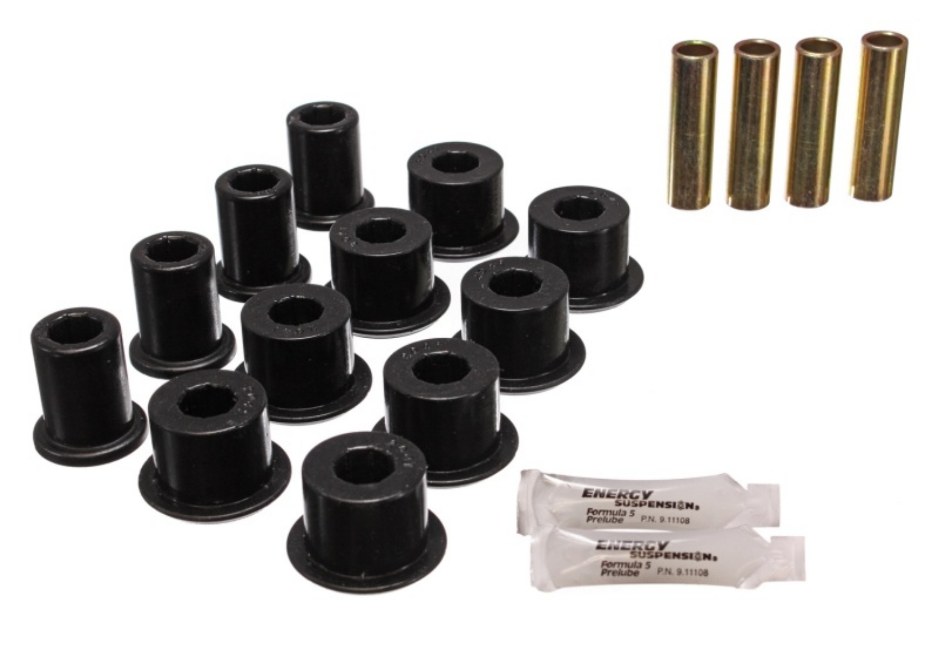 Picture of Energy Suspension 95-97 Toyota Tacoma - 89 4Runner - 89-95 Pick Up Black Rear Leaf Spring Shackle Bu
