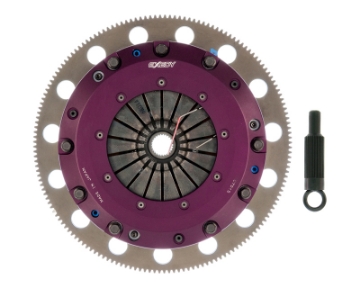 Picture of Exedy 1996-2016 Ford Mustang V8 Hyper Twin Cerametallic Clutch Sprung Center Disc Push Type 8-Bolt