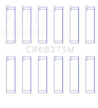 Picture of King Engine Bearings Honda J30-J35 Size Standard Connecting Rod Bearing Set