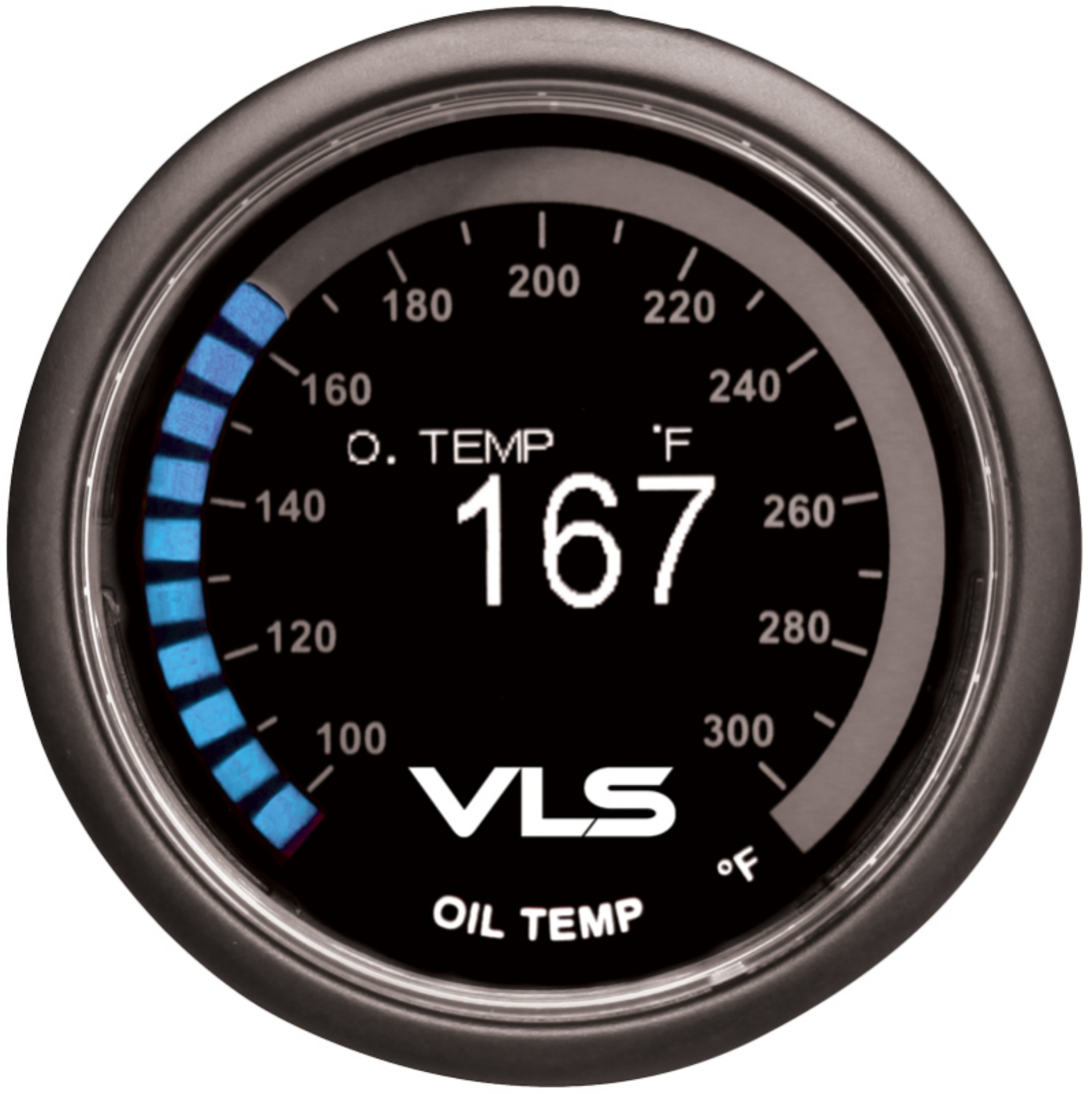 Picture of Revel VLS 52mm 100-300 Deg F Digital OLED Oil Temperature Gauge