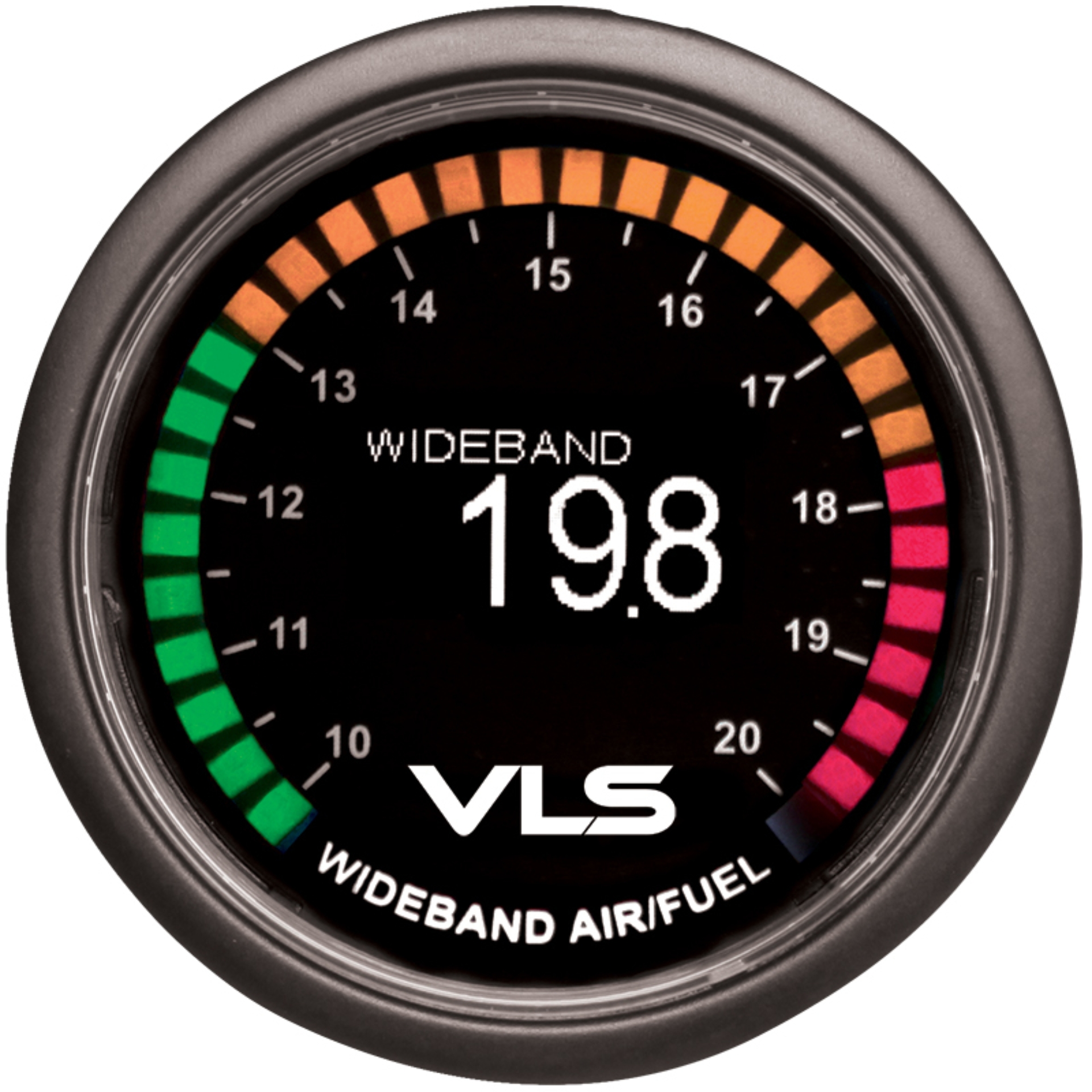 Picture of Revel VLS 52mm 10-0:1-20-0:1 AFR Digital OLED Wideband Air-Fuel Ratio Gauge
