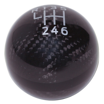 Picture of Ford Racing 15-25 Mustang Ford Racing Carbon Fiber Shift Knob 6 Speed