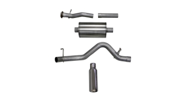 Picture of Corsa 2017-2022 Chevy Colorado 3-6L Crew Cab Sport Cat-Back System Single Rear Exit Polished Tips