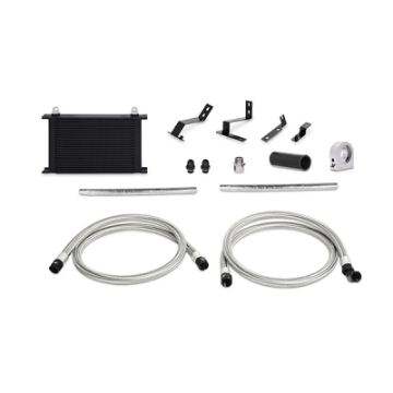 Picture of Mishimoto 16+ Chevrolet Camaro LT 2-0 Oil Cooler Kit - Black