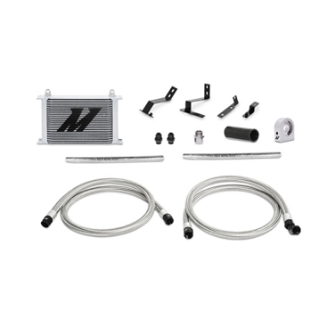 Picture of Mishimoto 16+ Chevrolet Camaro LT 2-0 Oil Cooler Kit - Silver