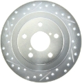 Picture of StopTech Select Sport 98-08 Subaru Forester Slotted and Drilled Right Rear Rotor