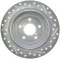 Picture of StopTech Select Sport 98-08 Subaru Forester Slotted and Drilled Right Rear Rotor