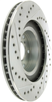 Picture of StopTech Select Sport 03-08 Subaru Forester Sport Slotted and Drilled Left Front Rotor