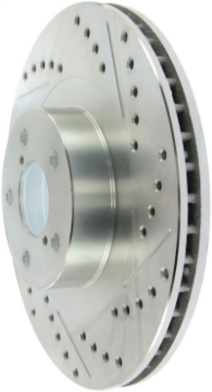 Picture of StopTech Select Sport 03-08 Subaru Forester Sport Slotted and Drilled Right Front Rotor