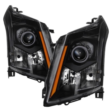 Picture of xTune Cadillac SRX 10-14 OE Style Halogen Headlights - Black HD-JH-CSRX11-AM-BK