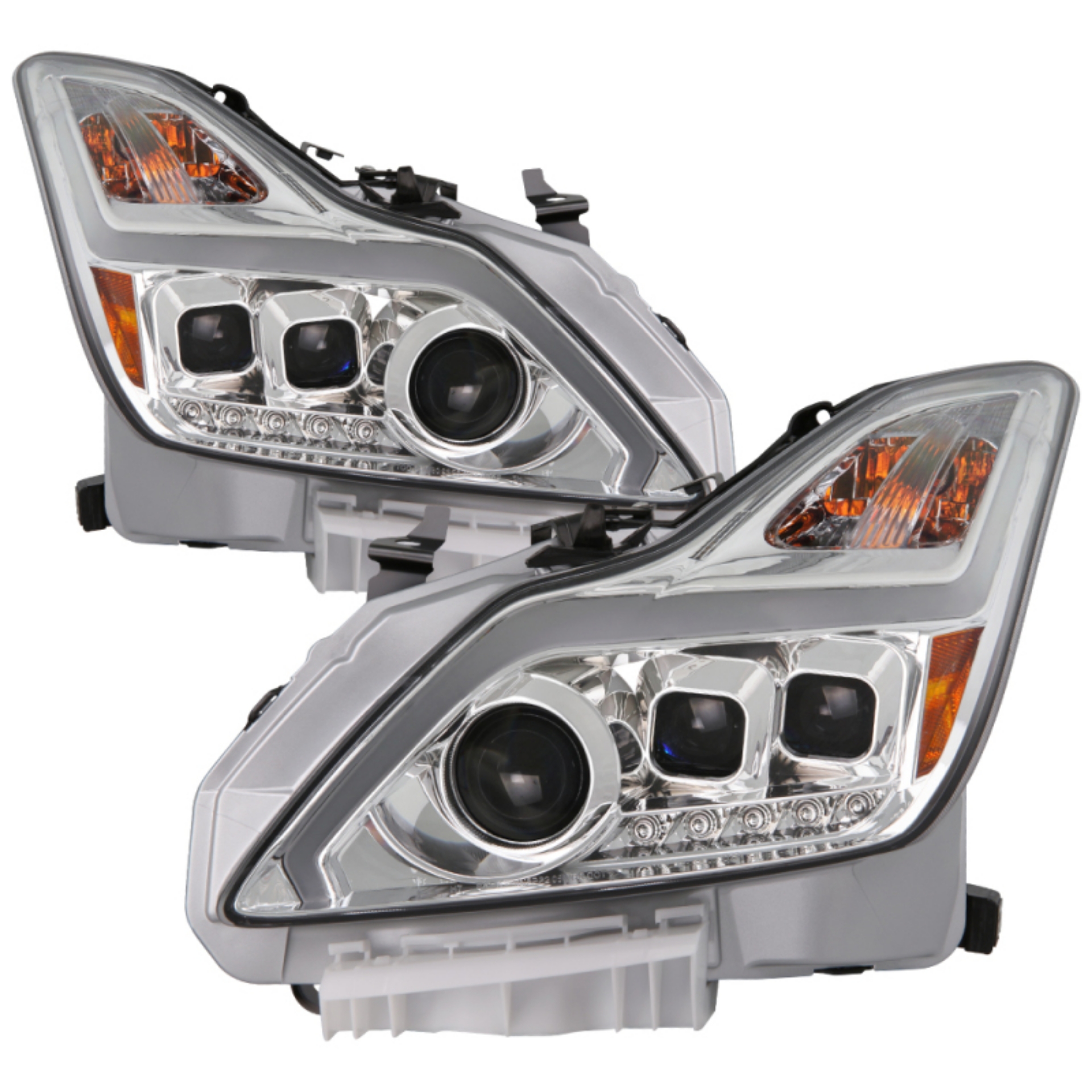 Picture of xTune Infiniti G37 Coupe 08-15 Projector Headlights w- Turn Signal - Chrome PRO-JH-IG3708-2D-LB-C