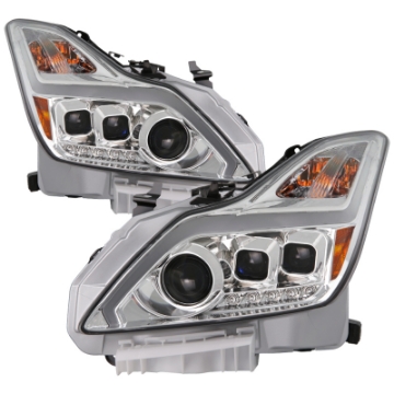 Picture of xTune Infiniti G37 Coupe 08-15 Projector Headlights w- Turn Signal - Chrome PRO-JH-IG3708-2D-LB-C