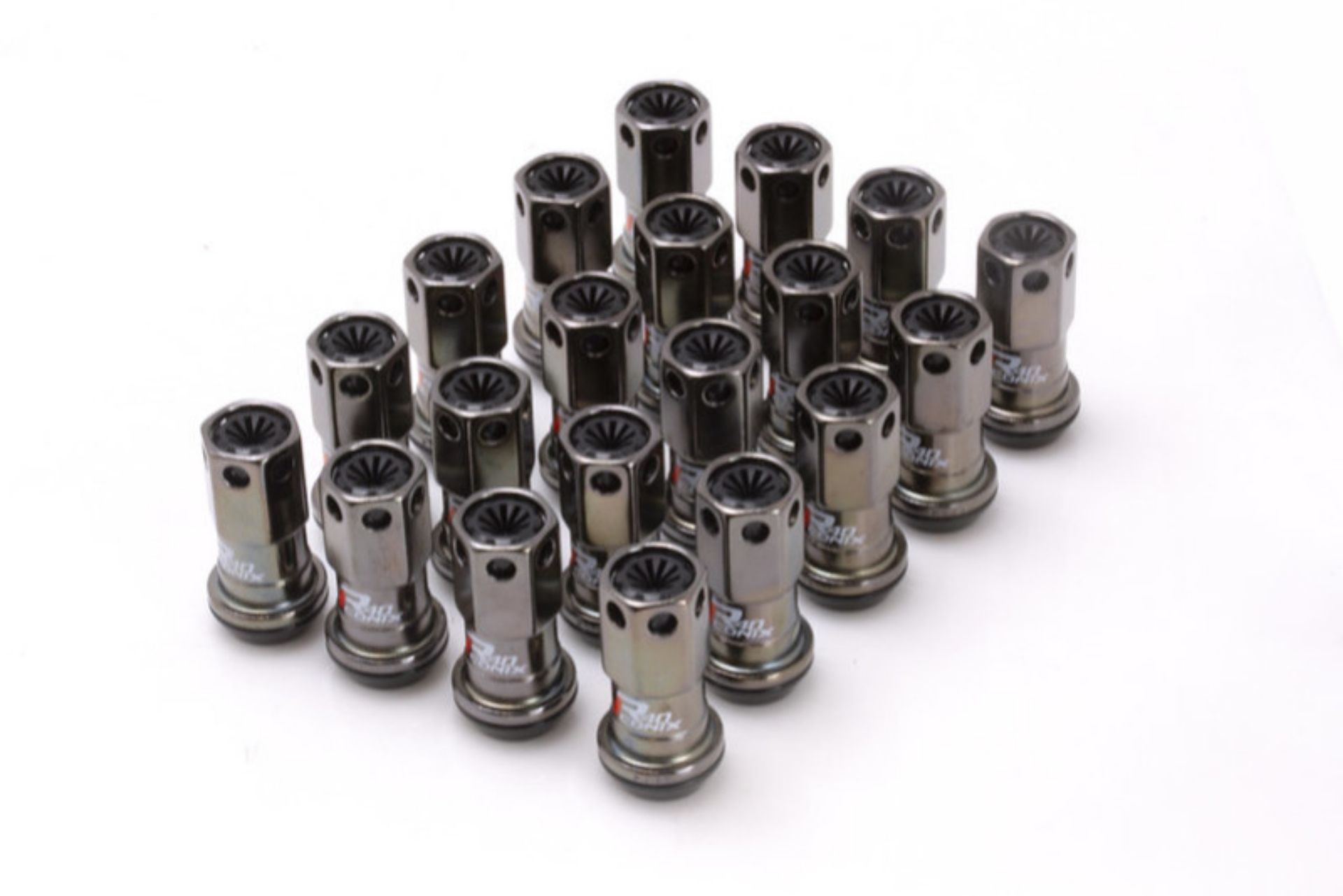 Picture of Project Kics 12X1-50 R40 Iconix Classical Lug Nuts w- Black Plastic Cap - 20 - No Locks