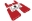 Picture of Rally Armor 15-18 VW Jetta Red UR Mud Flap w-White Logo