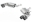 Picture of Borla 2016 Chevy Camaro V8 SS AT-MT ATAK Rear Section Exhaust w-o Dual Mode Valves