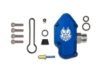 Picture of Sinister Diesel 03-07 Ford Powerstroke 6-0L Blue Spring Kit with Billet Spring Housing