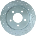 Picture of StopTech Select Sport 09-13 Mazda 3 Slotted & Drilled Left Rear Brake Rotor