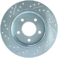 Picture of StopTech Select Sport 09-13 Mazda 3 Slotted & Drilled Left Rear Brake Rotor