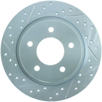 Picture of StopTech Select Sport 09-13 Mazda 3 Slotted & Drilled Right Rear Brake Rotor