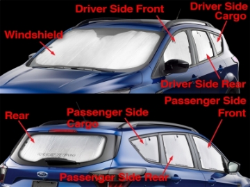 Picture of WeatherTech 2013+ Ford Escape TechShade Full Vehicle Kit