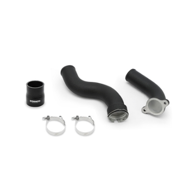 Picture of Mishimoto 2016+ Chevrolet Camaro 2-0T-2013+ Cadillac ATS Hot-Side I-C Pipe Kit - Wrinkle Black