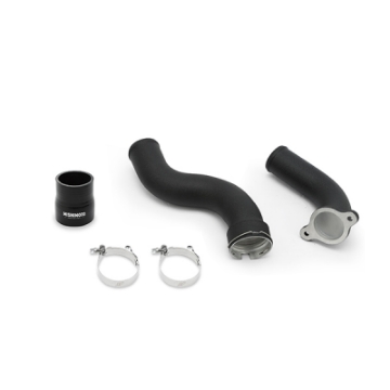 Picture of Mishimoto 2016+ Chevrolet Camaro 2-0T-2013+ Cadillac ATS Hot-Side I-C Pipe Kit - Wrinkle Black