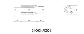 Picture of HKS UNIVERSAL EX H-M SUS 130-65 MOQ: 8pcs