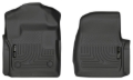 Picture of Husky Liners 17 Ford F-250 F-350 Super Duty Standard Cab WeatherBeater Black Front Floor Liners