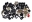 Picture of Energy Suspension 98-99 Toyota 4Runner 4WD Black Hyper-Flex Master Bushing Set