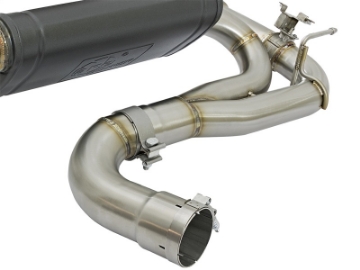 Picture of aFe MACHForce XP 16-17 BMW 340i-iX 440i-iX L6-3-0L t SS Axle-Back Exhaust w-Polished Tips