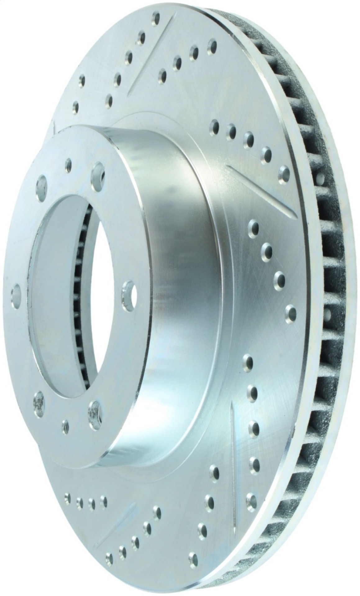 Picture of StopTech Select Sport 12-14 Toyota FJ Cruiser SportStop Slotted & Drilled Front Right Rotor