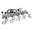 Picture of Race Star 14mm x 1-5 Open End 1-38in Shank w- -875in Head  15+ Mustang Deluxe Lug Kit - 10 PK