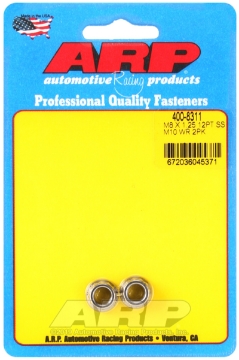 Picture of ARP M8 x 1-25 M10 WR 12pt Stainless Steel Nut Kit