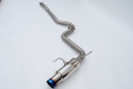 Picture of Invidia 15+ Subaru WRX-STi Titanium Tip Bead Blasted Cat-back Exhaust