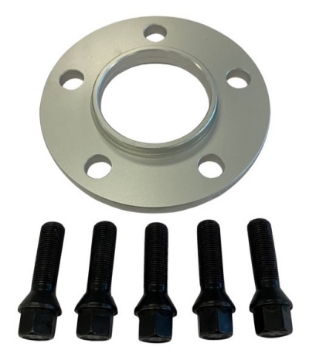 Picture of BBS 5mm Spacer Kit BMW 5x120 CB 72-5 - 14x1-25 Bolts 1 Spacer & 5 Black Lug Bolts