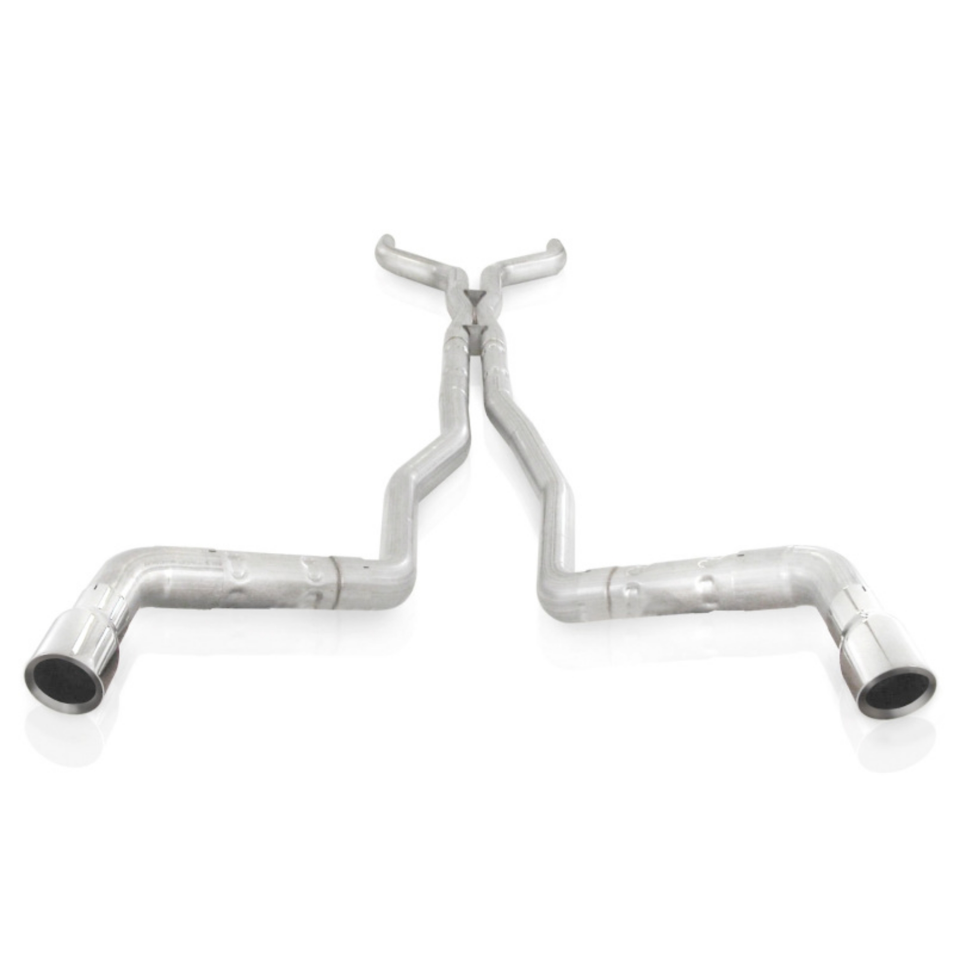 Picture of Stainless Works 10-15 Camaro 6-2L 3in Dual Chambered Catback System X-Pipe Factory Connect