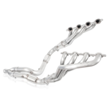 Picture of Stainless Works 14-16 Chevy Silverado-GMC Sierra Fit 5-3L Only Header High-Flow Cats Factory Conn