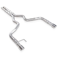 Picture of Stainless Works 2015-16 Mustang GT 3in Catback H-Pipe Retro Chambered Mufflers 2-1-2in Cores