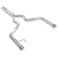 Picture of Stainless Works 2015-16 Mustang GT 3in Catback H-Pipe Retro Chambered Mufflers 2-1-2in Cores