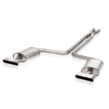Picture of Stainless Works 1992-96 Corvette C4 LT1-LT4 2-1-2in Exhaust System X-Pipe Chambered Turbo Mufflers
