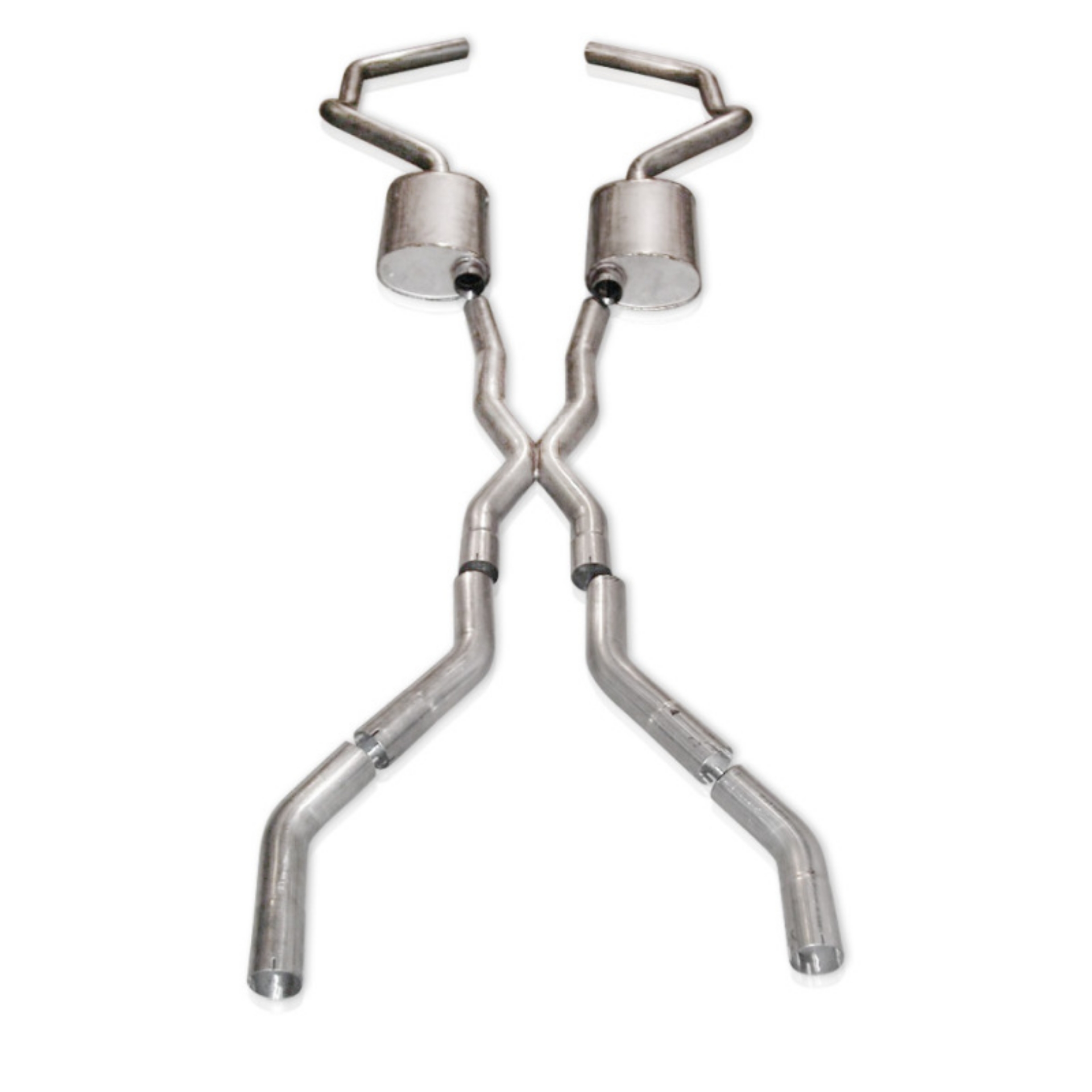 Picture of Stainless Works Chevy Camaro 1967-69 Exhaust 2-5in Stainless with X-Pipe