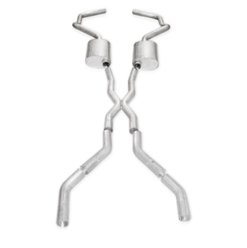 Picture of Stainless Works Chevy Camaro 1967-69 Exhaust 3in Stainless with X-Pipe