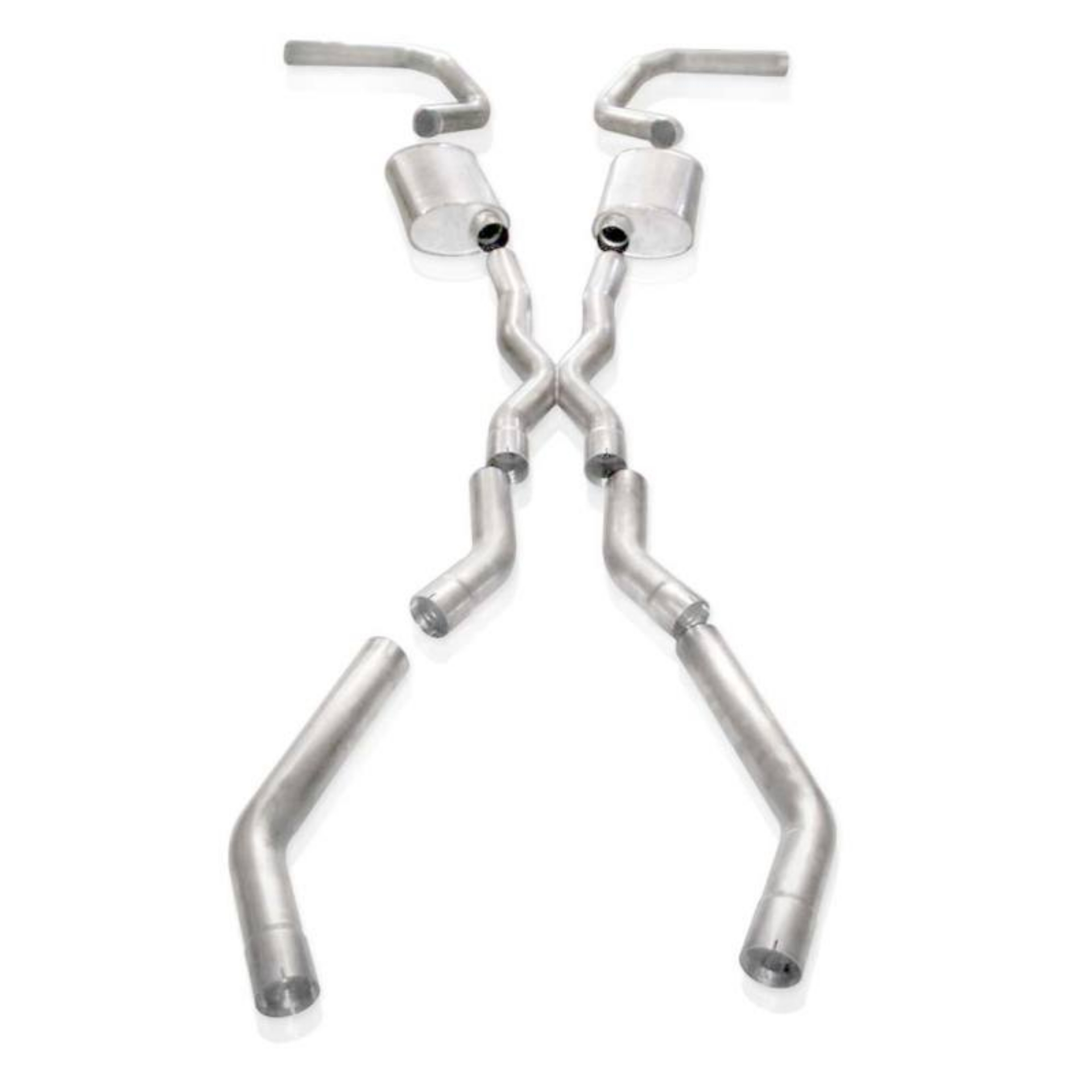 Picture of Stainless Works Chevy Camaro 1967-69 Exhaust 3in Stainless with X-Pipe