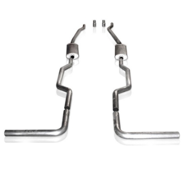 Picture of Stainless Works Chevy-GMC Truck 1967-87 Exhaust 2-5in Turbo Muffler System