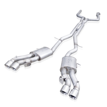 Picture of Stainless Works 2016-18 Cadillac CTS-V Sedan Catback System Resonated X-Pipe Dual-Mode Mufflers