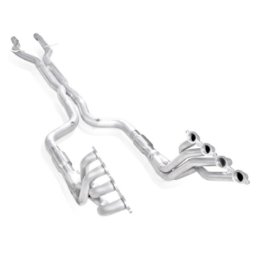 Picture of Stainless Works 2016-18 Cadillac CTS-V Sedan Headers 2in Primaries 3in Catted Leads Into X-Pipe