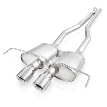 Picture of Stainless Works 2009-15 Cadillac CTS-V Coupe 3in Catback System X-Pipe Chambered Mufflers 4in Tips