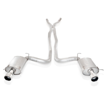 Picture of Stainless Works 2004-07 Cadillac CTS-V 3in Exhaust X-Pipe Chambered Mufflers High-Flow Cats 4in Tips