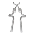 Picture of Stainless Works Chevy Chevelle LS1 Hot Rod 1968-72 Exhaust 3in Stainless Turbo Mufflers