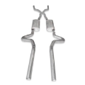 Picture of Stainless Works Chevy Chevelle LS1 Hot Rod 1968-72 Exhaust 3in Stainless Turbo Mufflers